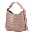 Mini Zoe in Bon Walnut Crocodile
