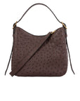 Mini Zoe in Nicotine Ostrich