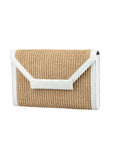 Harlow in White Ostrich & Raffia