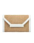 Harlow in White Ostrich & Raffia
