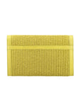 Harlow in Warm Olive Ostrich Leg & Yellow Raffia