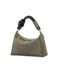 Lola in Forest Green Ostrich