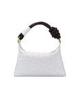 Lola in White Ostrich