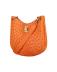 Mini Nova in Tangerine Ostrich