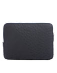 13 inch Laptop Case in Navy Ostrich