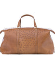 Large Weekender in Antique Saddle Maddog Ostrich