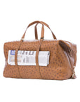 Large Weekender in Antique Saddle Maddog Ostrich