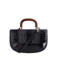 Picco in Black Ostrich Leg