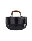 Picco in Black Ostrich Leg