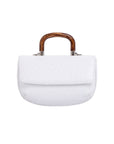 Picco in White Ostrich
