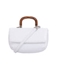 Picco in White Ostrich