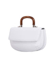 Picco in White Ostrich
