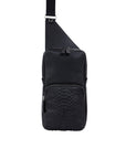 Orion Chestbag Black Python & Nappa