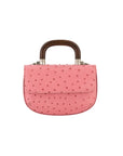 Mini Picco in Indian Pink Ostrich