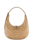 Aspen in Nude Crocodile