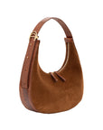 Aspen in Antelope Suede & Cognac Ostrich Leg