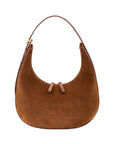 Aspen in Antelope Suede & Cognac Ostrich Leg