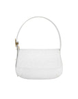 Delphine in White Ostrich