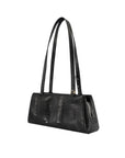 Philippa in Black Ostrich Leg