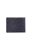 Billfold Wallet in Anthracite Crocodile