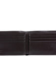 Billfold Wallet in Dark Brown Crocodile