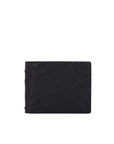 Billfold Wallet in Black Ostrich