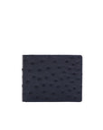 Coin Wallet Dark Navy Ostrich