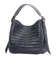 Mini Zoe in Anthracite Crocodile