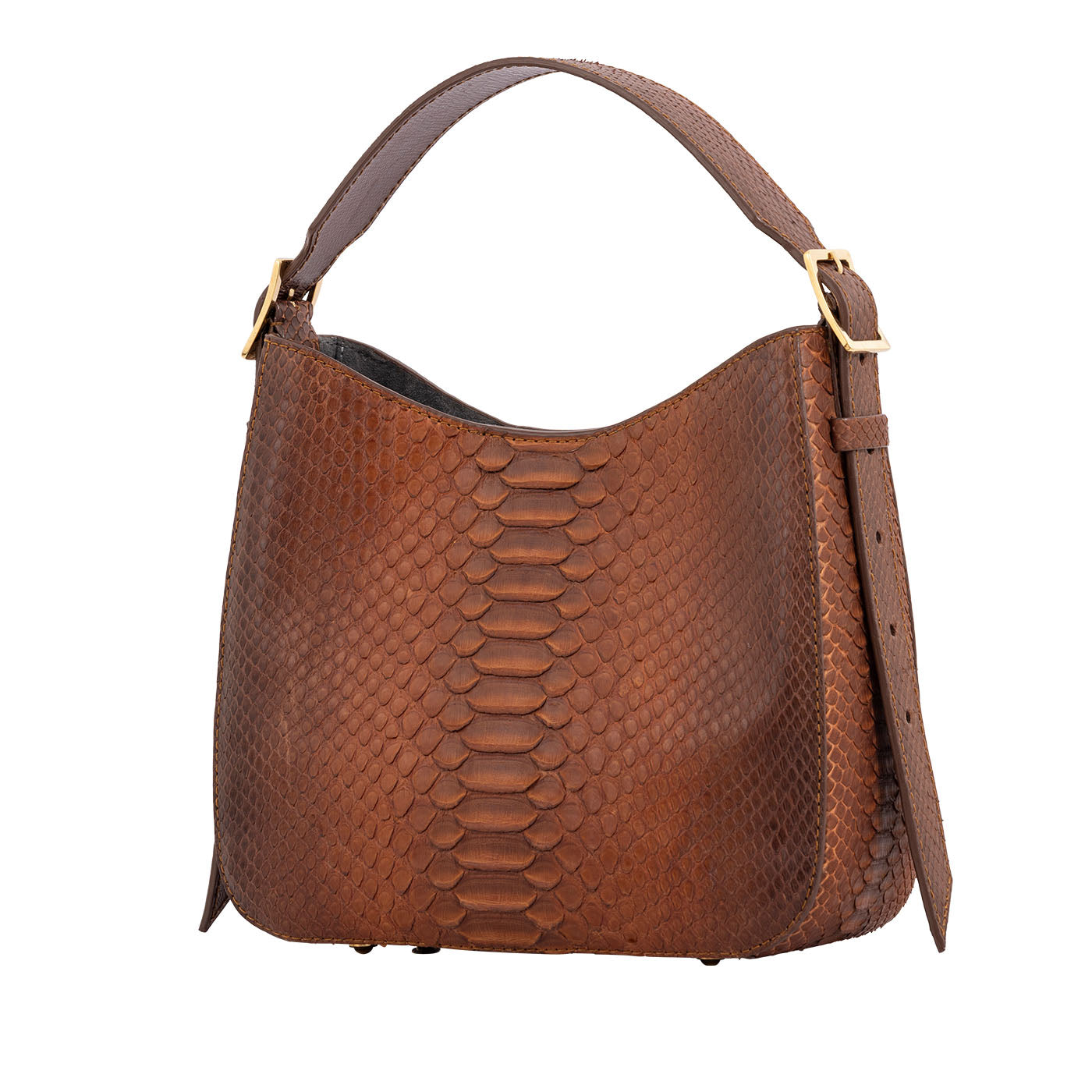 Mini Zoe in Cognac Ostrich