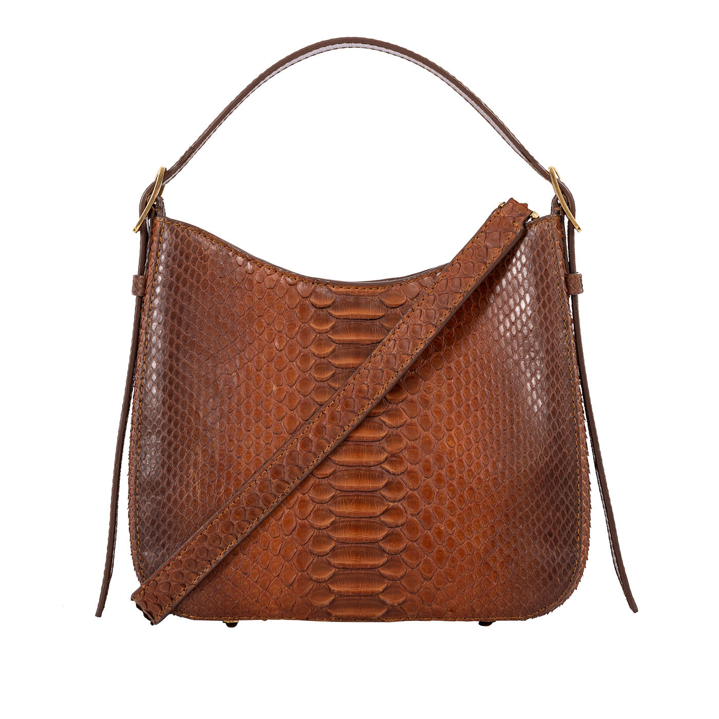 Mini Zoe in Cognac Ostrich