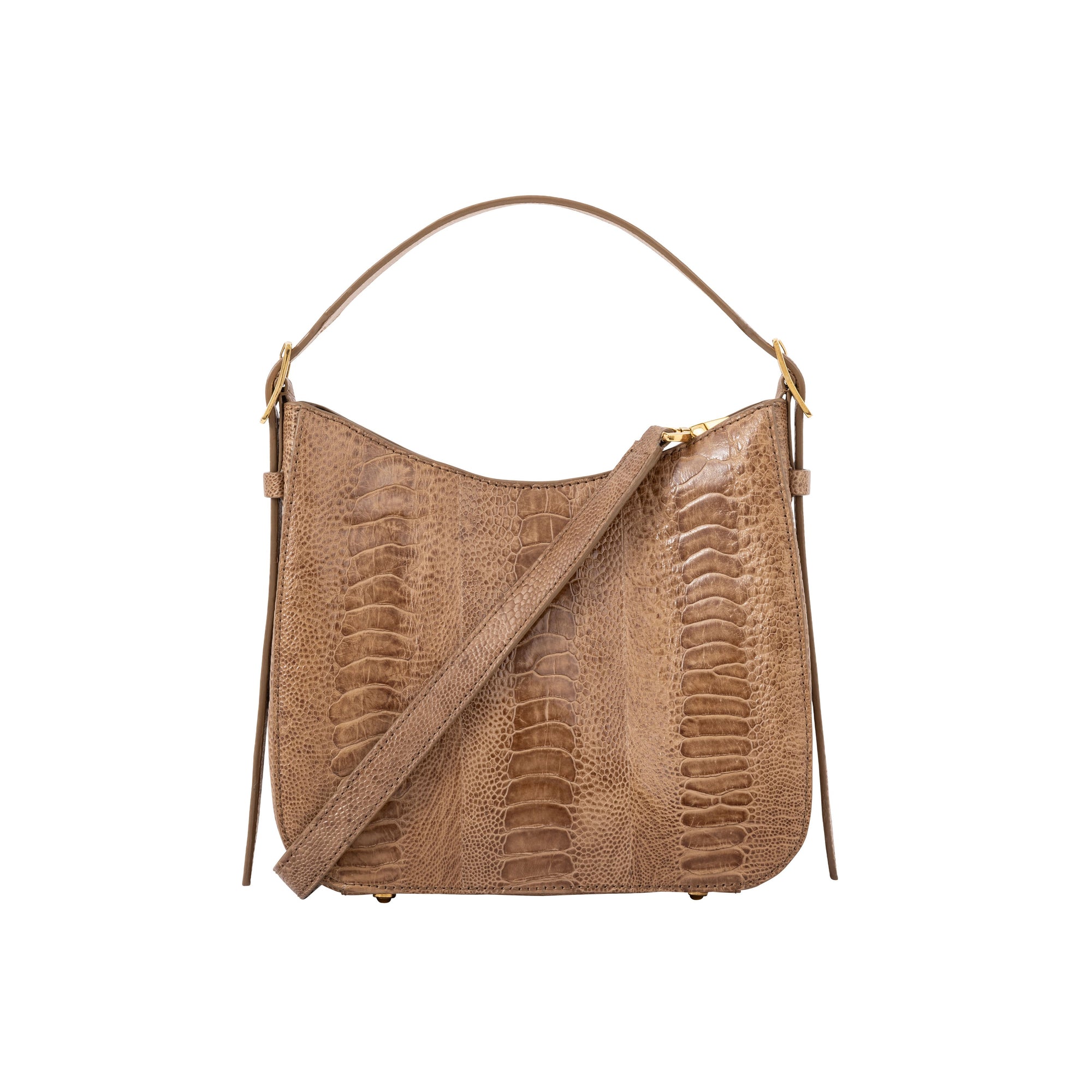 Mini Zoe in Cognac Ostrich