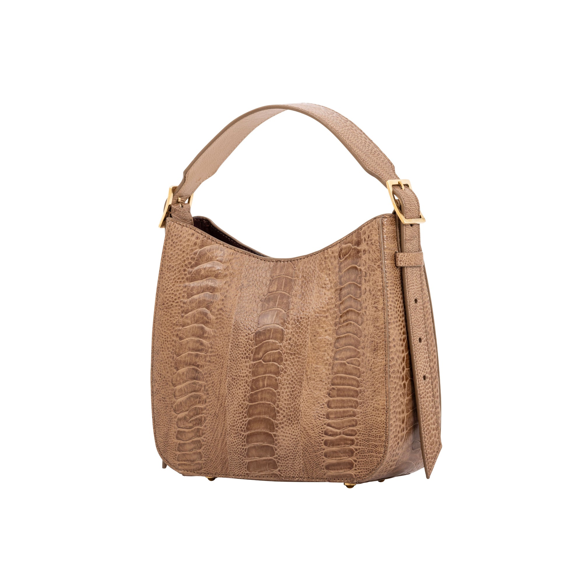 Mini Zoe in Cognac Ostrich
