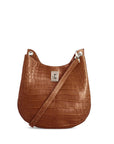 Nova in Cognac Crocodile