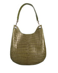 Nova in Forest Green Crocodile