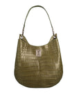 Nova in Forest Green Crocodile