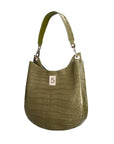 Nova in Forest Green Crocodile