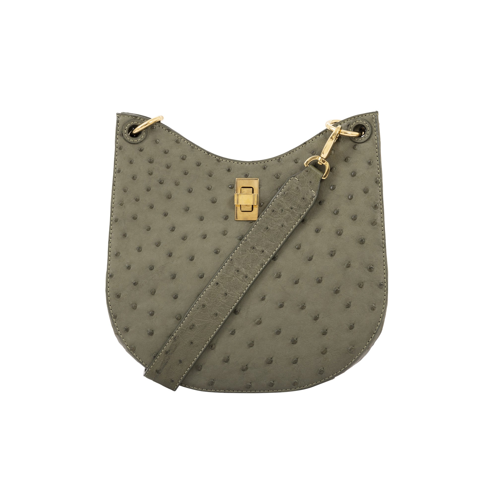 Mini Nova in Jungle Green Ostrich