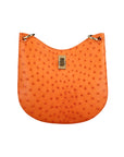 Mini Nova in Tangerine Ostrich
