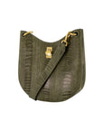 Mini Nova in Forest Green Ostrich Leg
