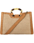 Kai in Luggage Ostrich & Raffia