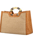 Kai in Luggage Ostrich & Raffia