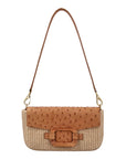 Deya in Luggage Ostrich & Raffia
