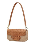 Deya in Luggage Ostrich & Raffia