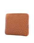 13 inch Laptop Case in Cognac Ostrich
