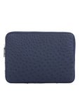 13 inch Laptop Case in Iris Ostrich