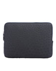 13 inch Laptop Case in Navy Ostrich