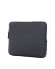 13 inch Laptop Case in Navy Ostrich