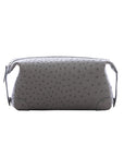 Utility Pouch in Anthracite Ostrich