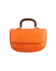Picco in Tangerine Crocodile