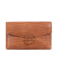 Ivy in Cognac Crocodile